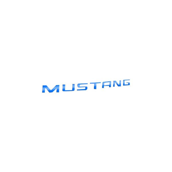 Eurosport Daytona® - "Mustang" Blue Rear Bumper Lettering