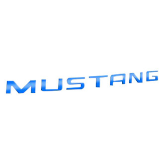 Eurosport Daytona® - "Mustang" Blue Rear Bumper Lettering
