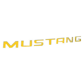 Eurosport Daytona® - "Mustang" Gold Rear Bumper Lettering