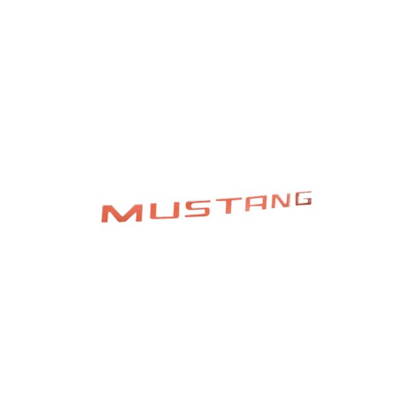 Eurosport Daytona® - "Mustang" Red Rear Bumper Lettering