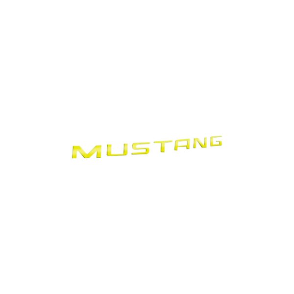 Eurosport Daytona® - "Mustang" Yellow Rear Bumper Lettering