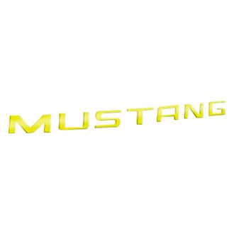 Eurosport Daytona® - "Mustang" Yellow Rear Bumper Lettering