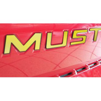 Eurosport Daytona® - "Mustang" Gold Rear Bumper Lettering