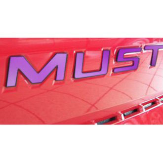 Eurosport Daytona® - "Mustang" Mirror Finish Rear Bumper Lettering