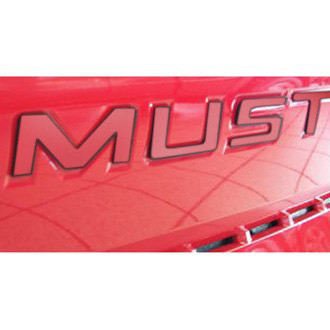 Eurosport Daytona® - "Mustang" Red Rear Bumper Lettering