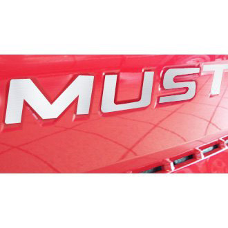 Eurosport Daytona® - "Mustang" Ultra Chrome Rear Bumper Lettering