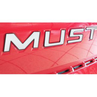 Eurosport Daytona® - "Mustang" White Rear Bumper Lettering