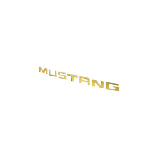 Eurosport Daytona® - "Mustang" Gold Rear Bumper Lettering