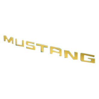 Eurosport Daytona® - "Mustang" Gold Rear Bumper Lettering