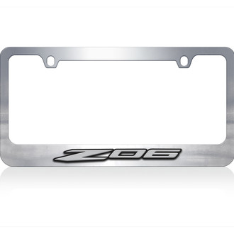 Eurosport Daytona® - 2-Hole License Plate Frame with Z06 Logo