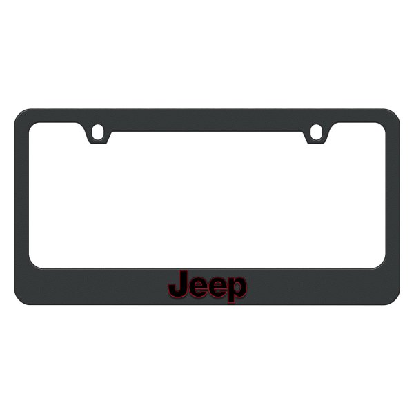 Eurosport Daytona® - MOPAR 2-Hole License Plate Frame with Jeep Logo