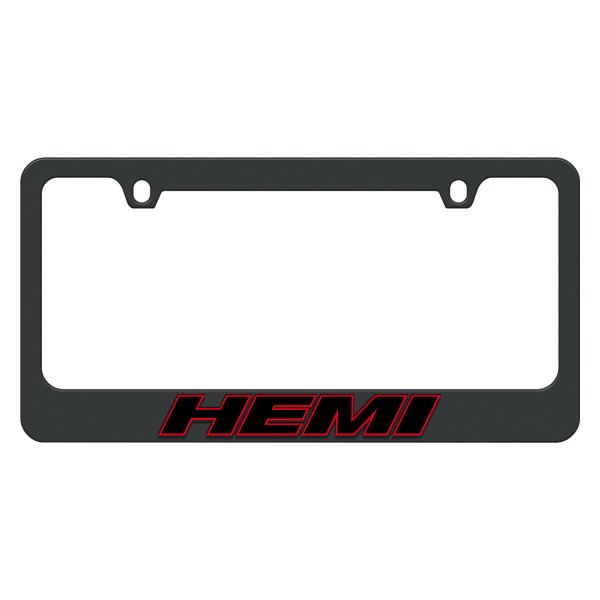 Eurosport Daytona® - 2-Hole License Plate Frame with HEMI New Logo