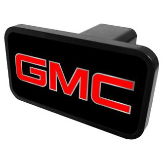 Eurosport Daytona® - Euro-Hitch Hitch Cover with GMC Red Logo with Black Outline for 2" Receivers