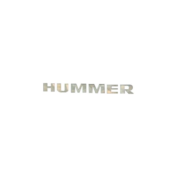 Eurosport Daytona® - "Hummer" Ultra Chrome Front Bumper Lettering