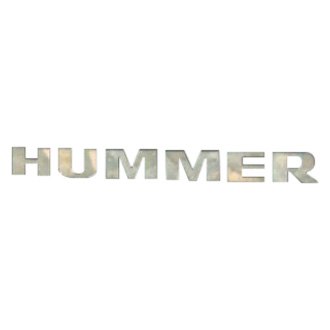 Chrom Schriftzug Schriftzüge Logo Emblem Steel Hummer H3 H3