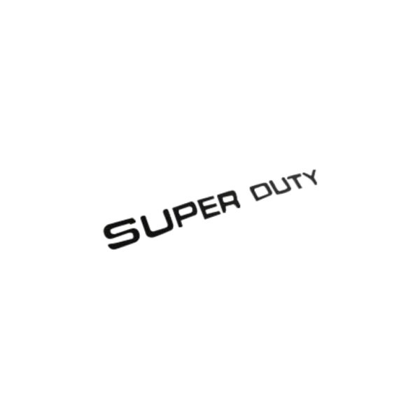 Eurosport Daytona® - "Super Duty" Black Dash Panel Lettering