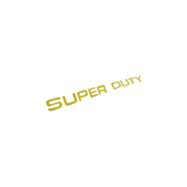 Eurosport Daytona® - "Super Duty" Yellow Dash Panel Lettering