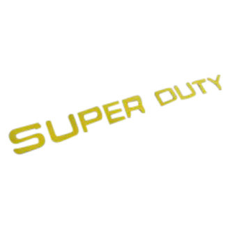 Eurosport Daytona® - "Super Duty" Yellow Dash Panel Lettering