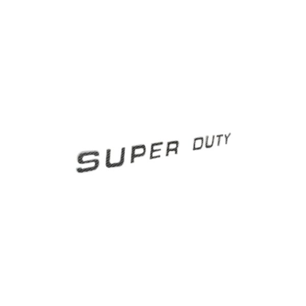 Eurosport Daytona® - "Super Duty" Carbon Fiber Tailgate Lettering