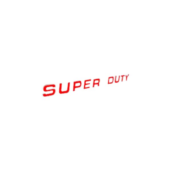 Eurosport Daytona® - "Super Duty" Red Tailgate Lettering