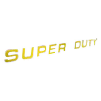 Eurosport Daytona® - "Super Duty" Yellow Tailgate Lettering