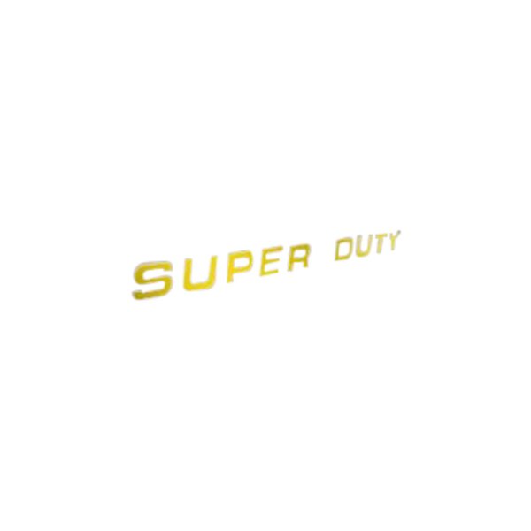 Eurosport Daytona® - "Super Duty" Gloss Yellow Tailgate Lettering