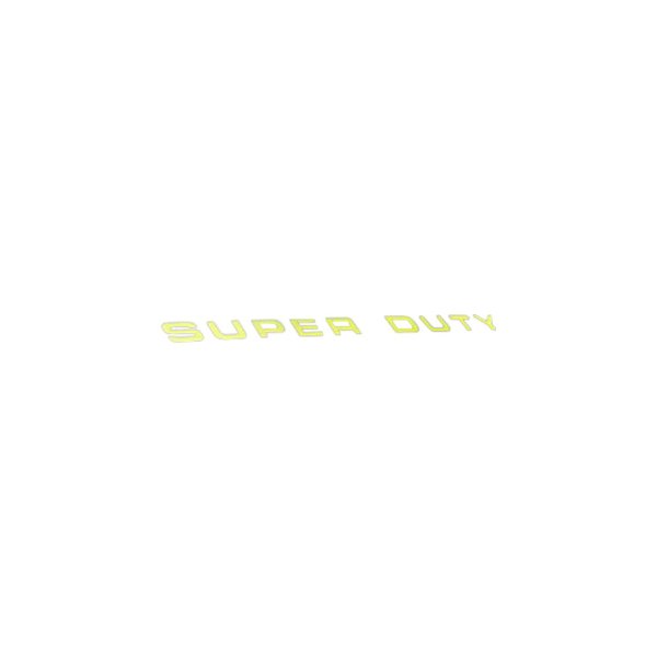 Eurosport Daytona® - "Super Duty" Gloss Yellow Hood Lettering