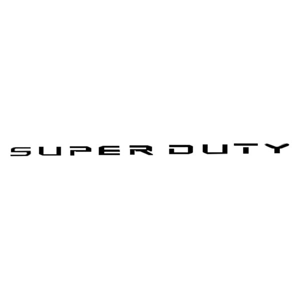 Eurosport Daytona® - "Super Duty" Black Tailgate Lettering