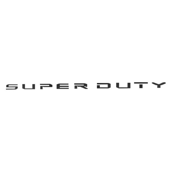 Eurosport Daytona® - "Super Duty" Carbon Fiber Tailgate Lettering