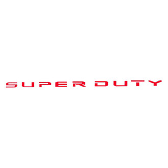 Eurosport Daytona® - "Super Duty" Red Tailgate Lettering