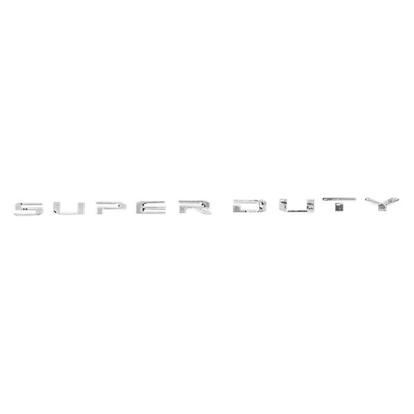 Eurosport Daytona® - "Super Duty" Ultra Chrome Tailgate Lettering