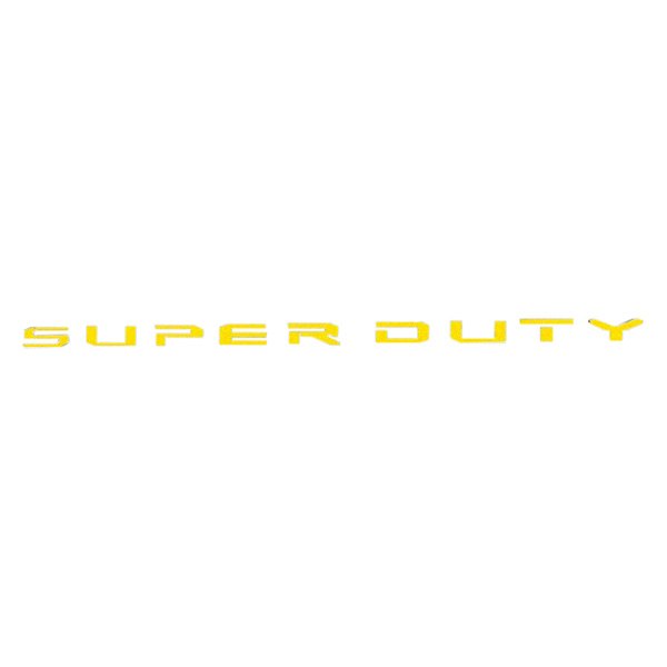 Eurosport Daytona® - "Super Duty" Yellow Tailgate Lettering