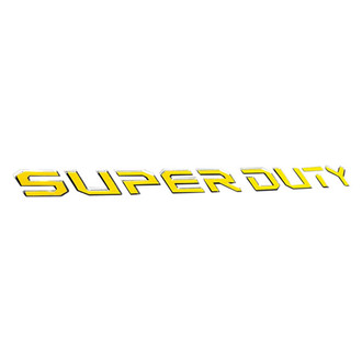 Eurosport Daytona® - "Super Duty" Yellow Hood Lettering
