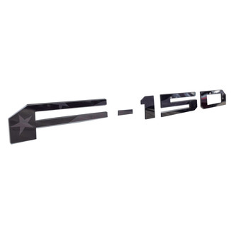 Eurosport Daytona® - "F-150" USA Flag Blacked Out Rear Bumper Lettering