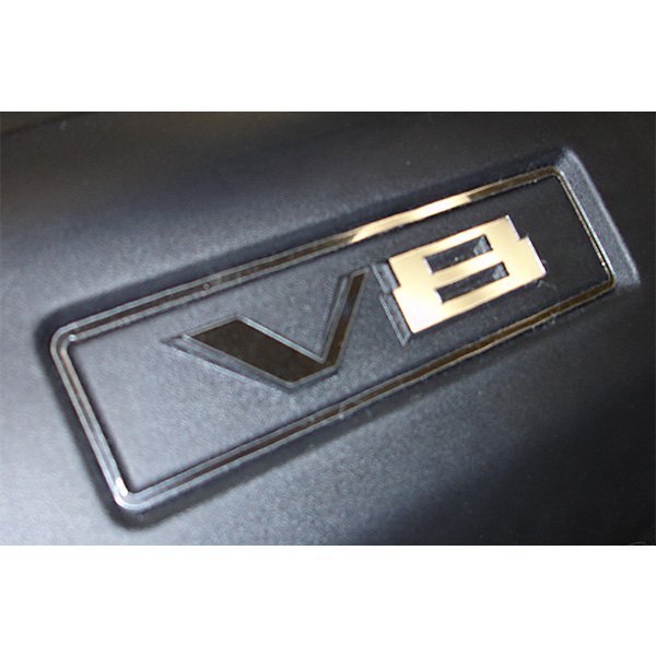 Eurosport Daytona® - Polished Engine Cover Insert with Camaro SS V8 Logo