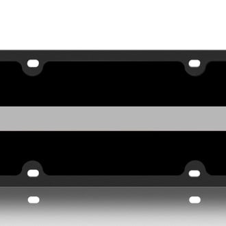 Eurosport Daytona® - LSN Polished License Plate with Correctional Officers Logo
