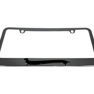 Eurosport Daytona® - LSN Polished License Plate with Dachshund Logo