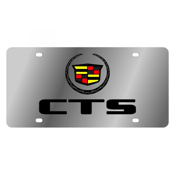 Eurosport Daytona® - GM License Plate with CTS Logo and Cadillac Emblem