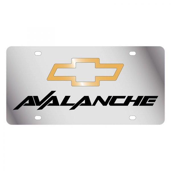Eurosport Daytona® - GM License Plate with Avalanche Logo and Chevrolet Emblem