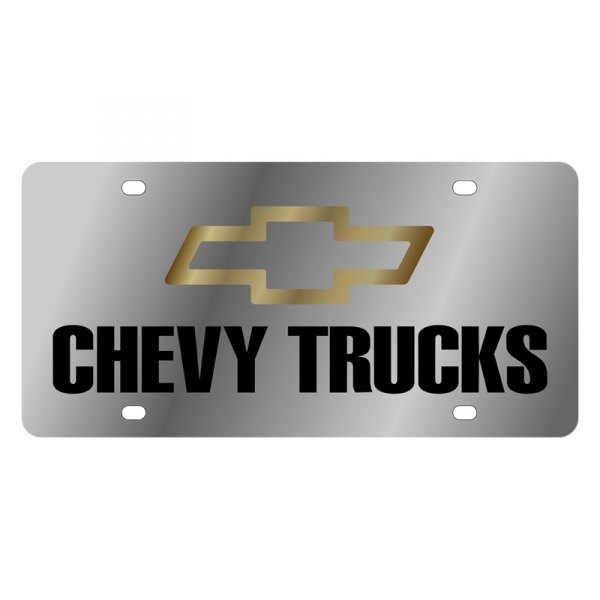 Eurosport Daytona® - GM License Plate with Chevy Trucks Logo and Chevrolet Emblem