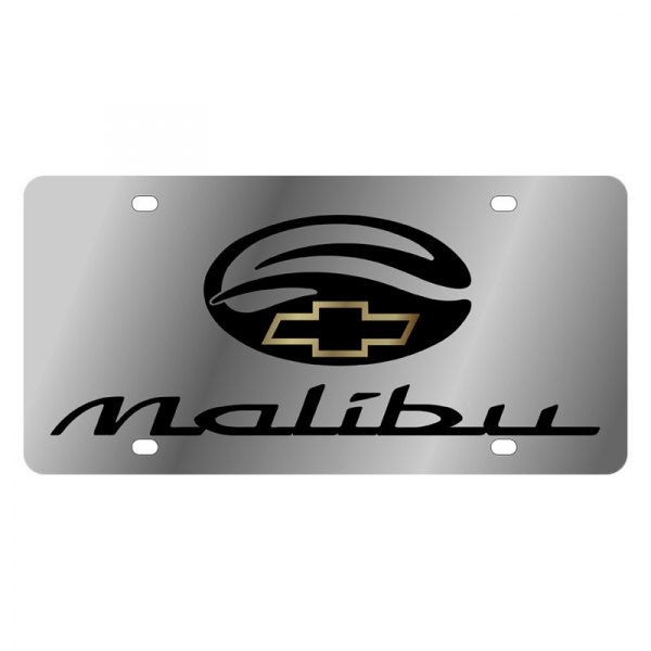 Eurosport Daytona® - GM License Plate with Malibu Logo and Emblem