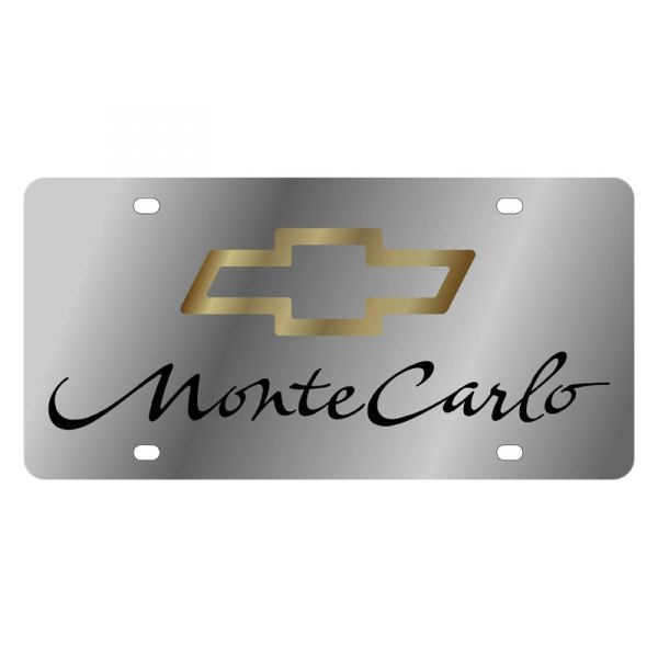 Eurosport Daytona® - GM License Plate with Monte Carlo Logo and Chevrolet Emblem