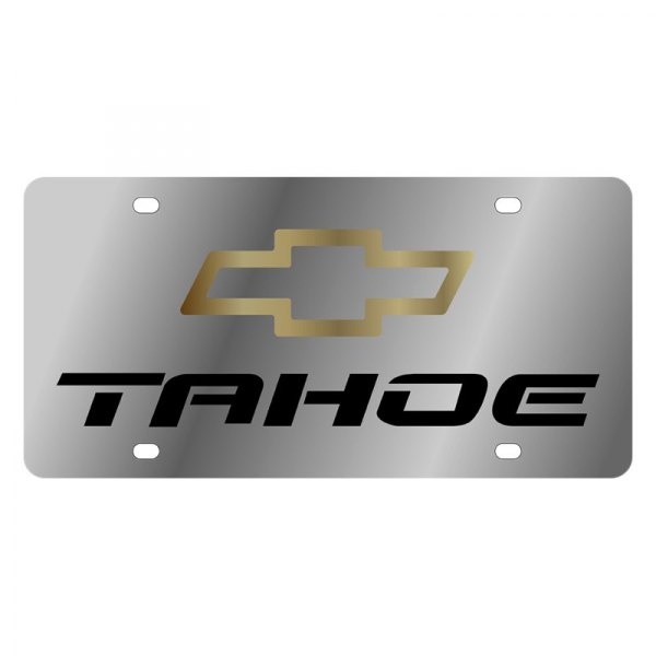 Eurosport Daytona® - GM License Plate with Tahoe Logo and Chevrolet Emblem