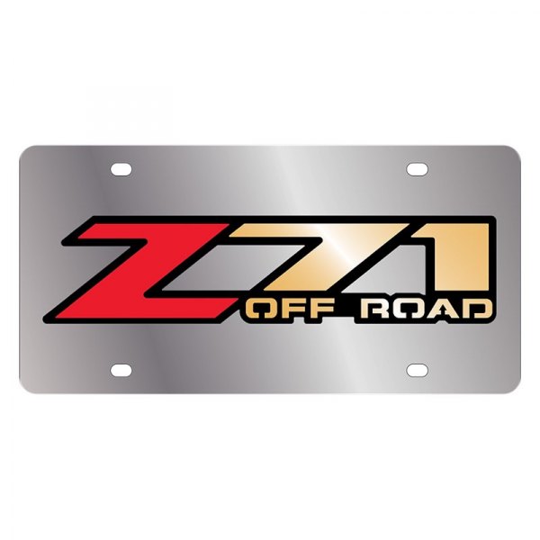 Eurosport Daytona® - GM License Plate with Style 1 Z71 Off Road Logo