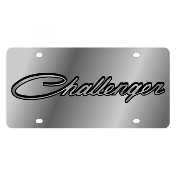 Eurosport Daytona® - MOPAR License Plate with Challenger Logo