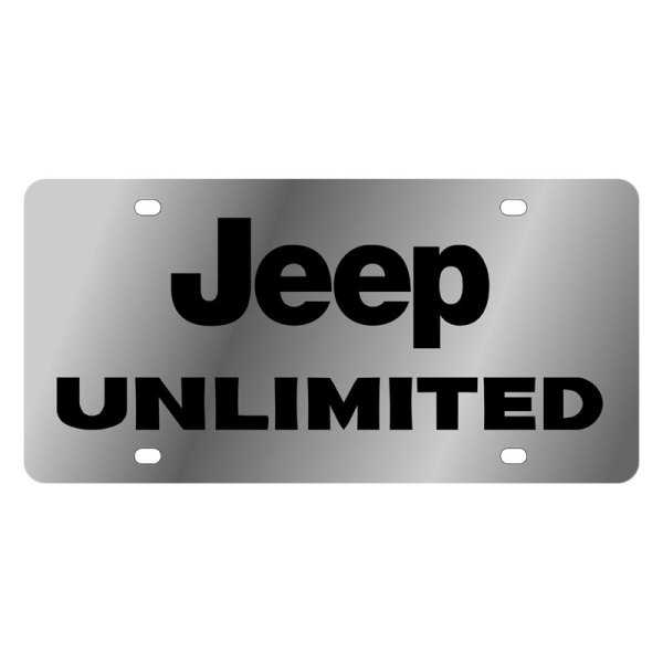 Eurosport Daytona® - MOPAR License Plate with Jeep Unlimited Logo