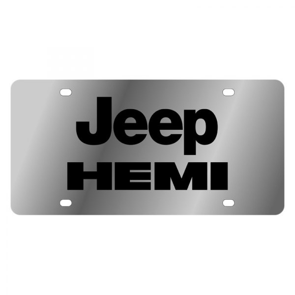 Eurosport Daytona® - MOPAR License Plate with Jeep HEMI Logo