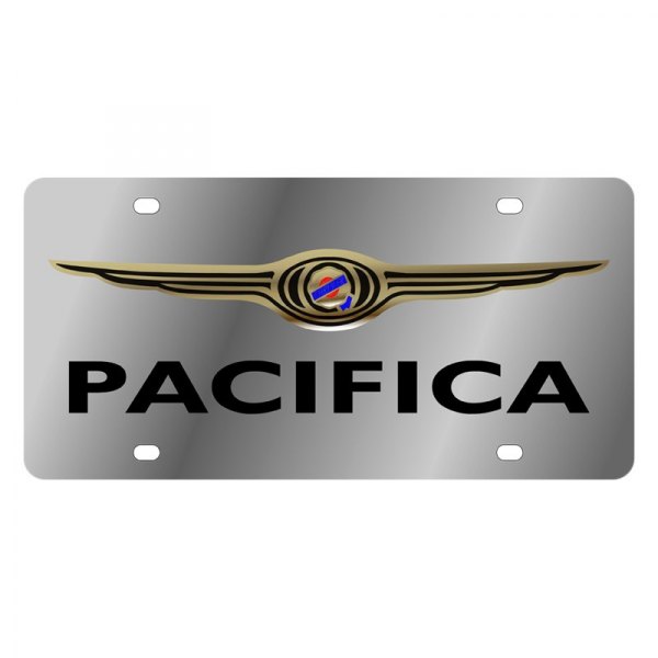 Eurosport Daytona® - MOPAR License Plate with Pacifica Logo and Chrysler Emblem