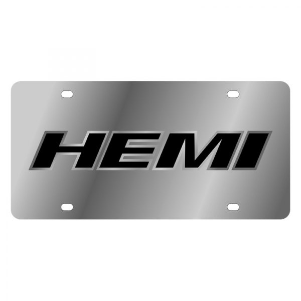 Eurosport Daytona® - MOPAR License Plate with HEMI Outline New Logo