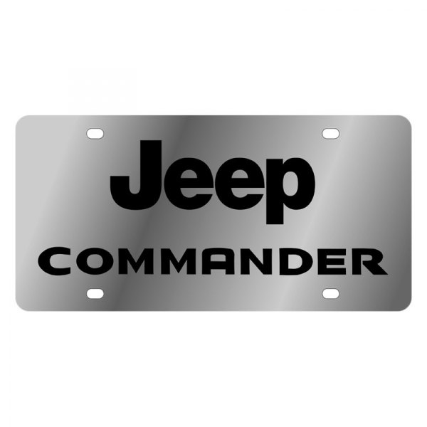 Eurosport Daytona® - MOPAR License Plate with Jeep Commander Logo